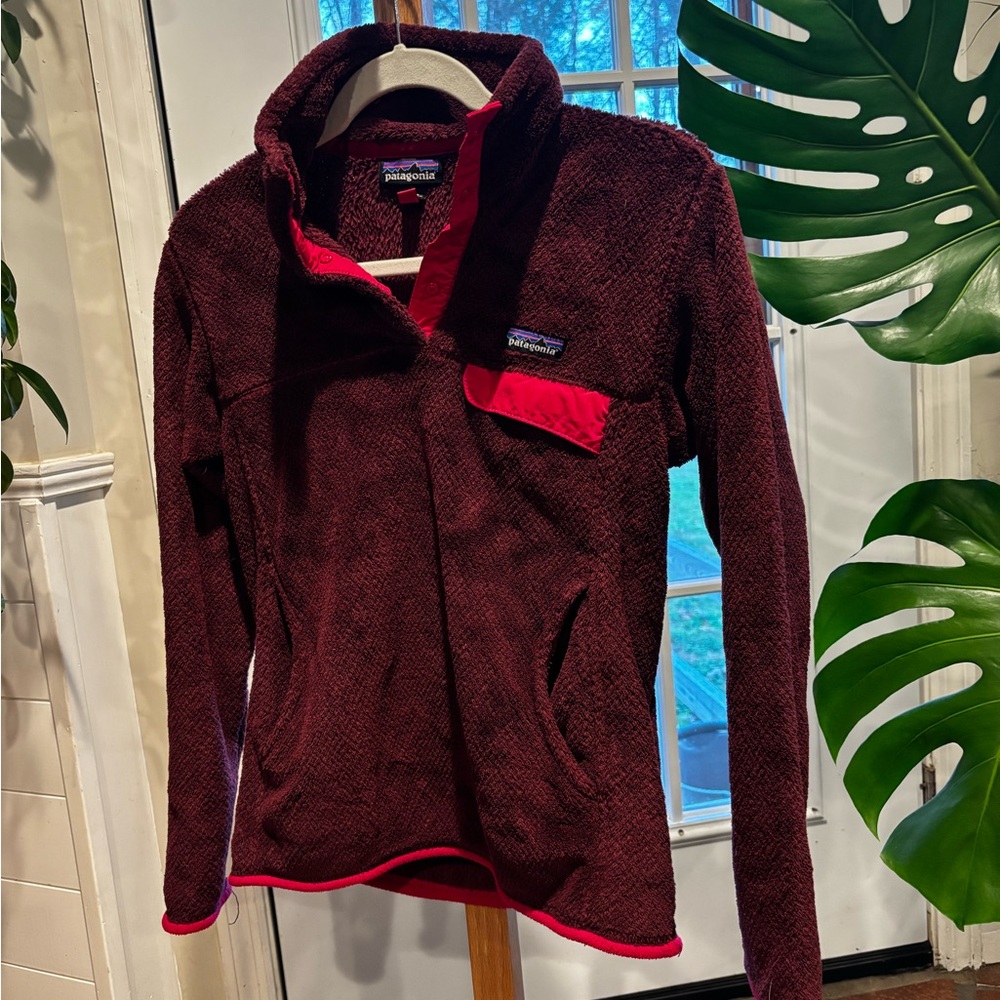 Patagonia Maroon Fleece Jacket